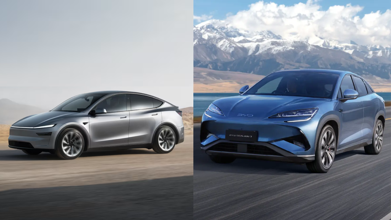 Tesla Model Y vs BYD Sealion 7