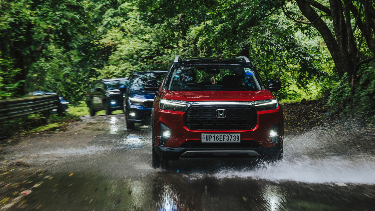 The steady downpour meant double caution was needed