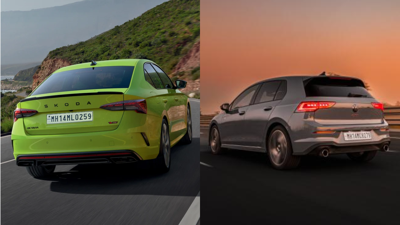 The VW Golf is a hatchback, while the Octavia RS is a sedan, so a direct comparison isn’t entirely fair.