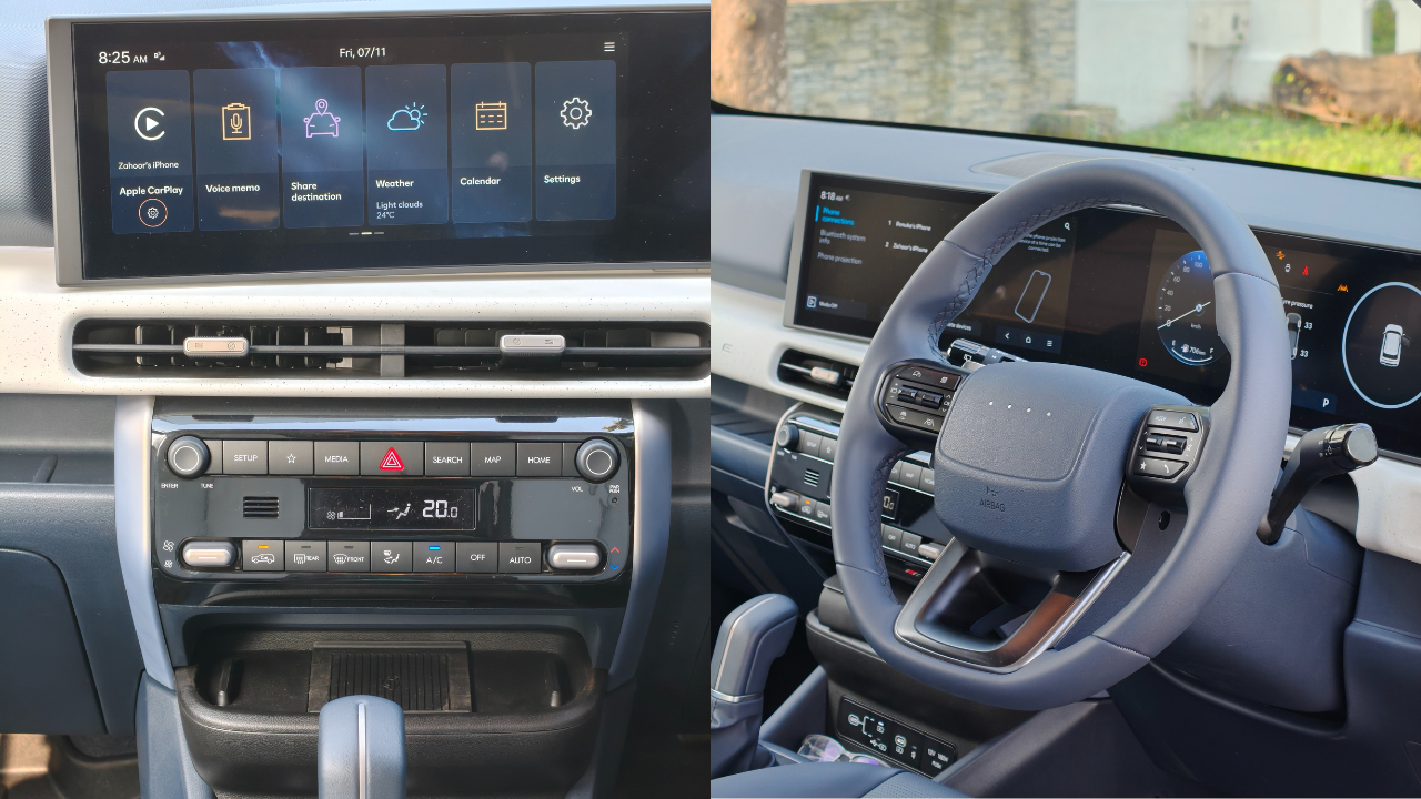 Lots of physical buttons