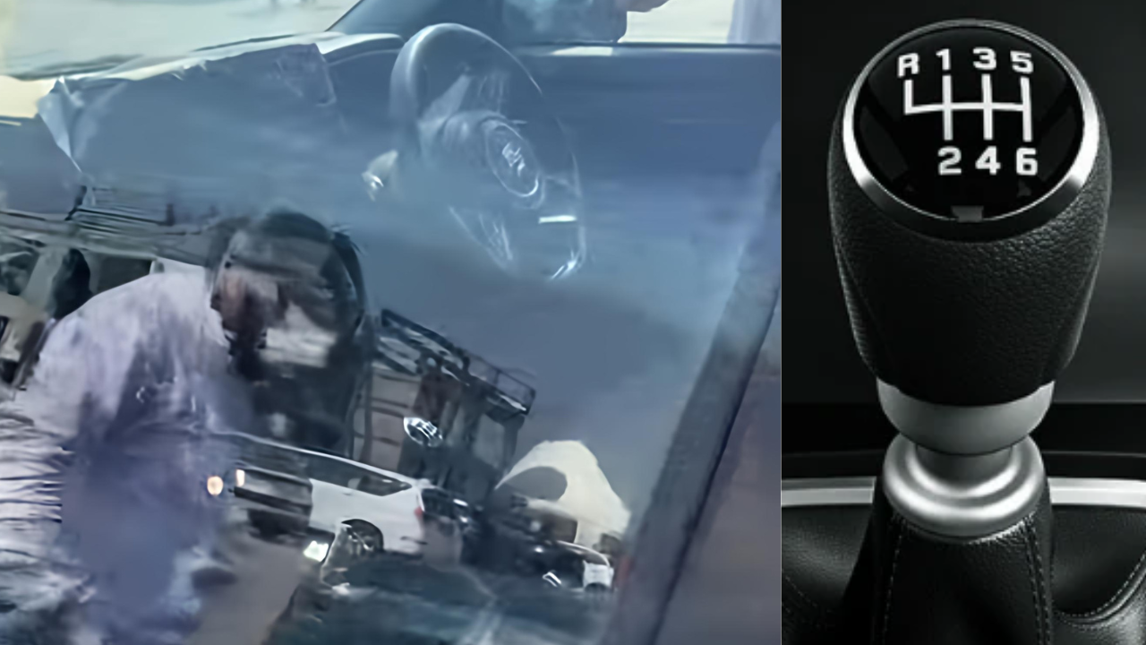 Brezza spied with distinct shift pattern