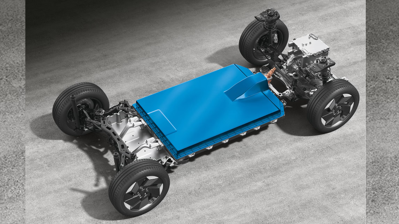 The e-Vitara is offered in two battery pack options - 49kWh and 61kWh