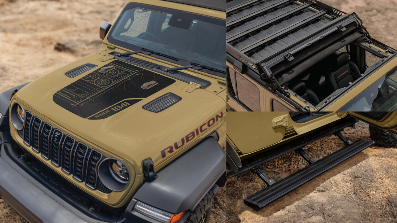 It gets a redesigned 1941 hood decal