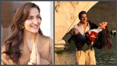 Elli AvrRam blushes as paparazzo asks her about Ashish Chanchlani amid their dating buzz: ‘Ashish bhai kaise hai?’ |
