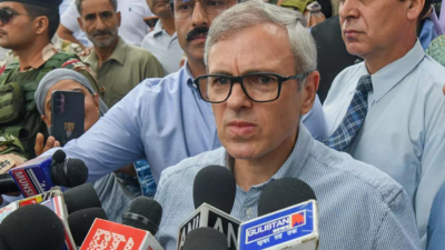 Jammu and Kashmir: CM Omar Abdullah alleges ‘physical grappling’ as police stop him from visiting martyrs’ graves | India News